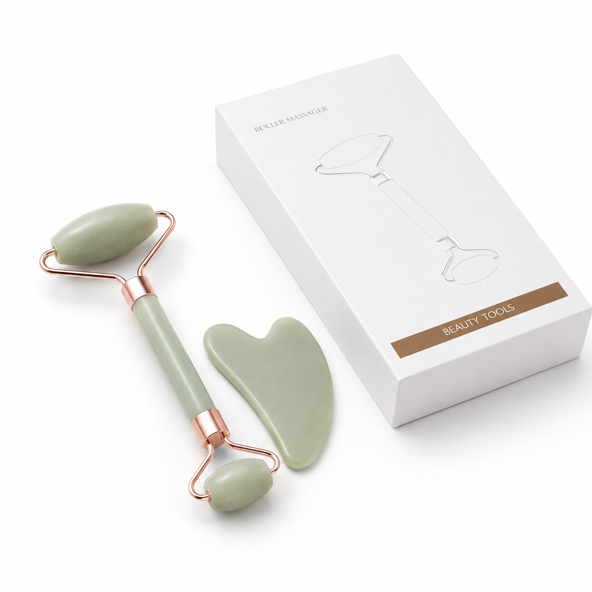 Skin Éclat Sculpt &amp; Roller Glow Facial Set