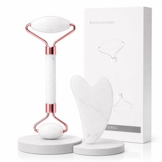 Skin Éclat Sculpt &amp; Roller Glow Facial Set
